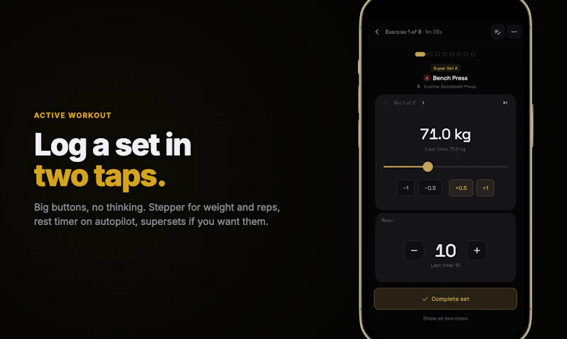 IronRep — Workout Tracker screenshot 5