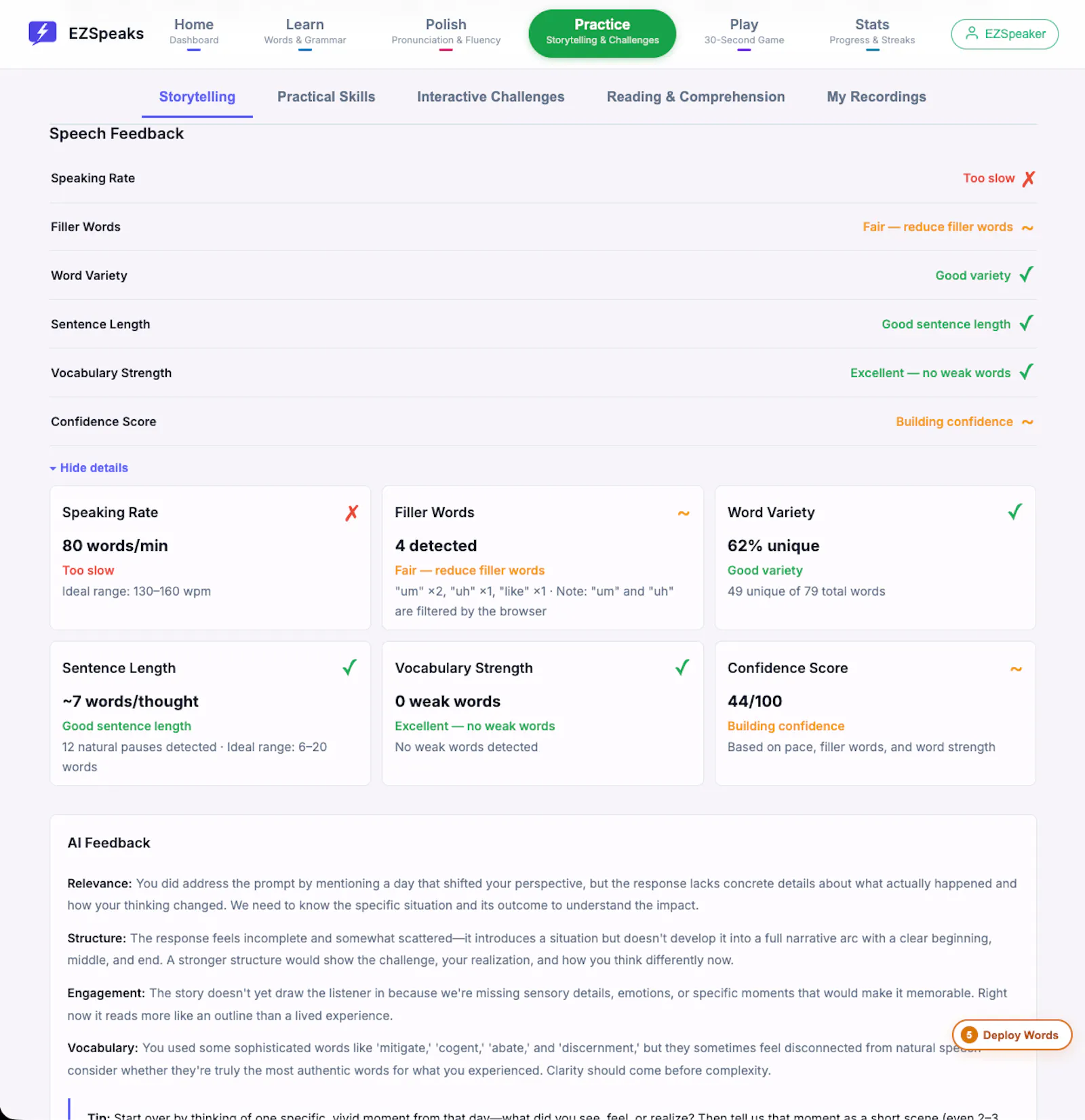 EZSpeaks screenshot 7