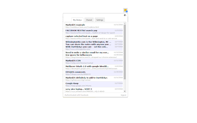 OurStickys - Sticky Notes on every page gallery image