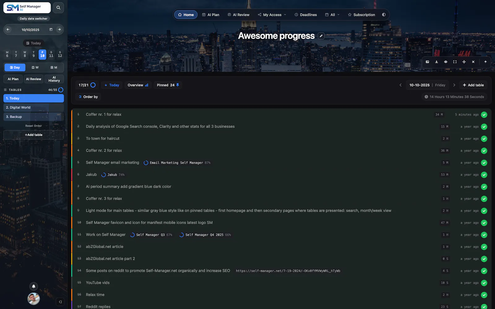 SelfManager.ai version 5.20.1 screenshot 2
