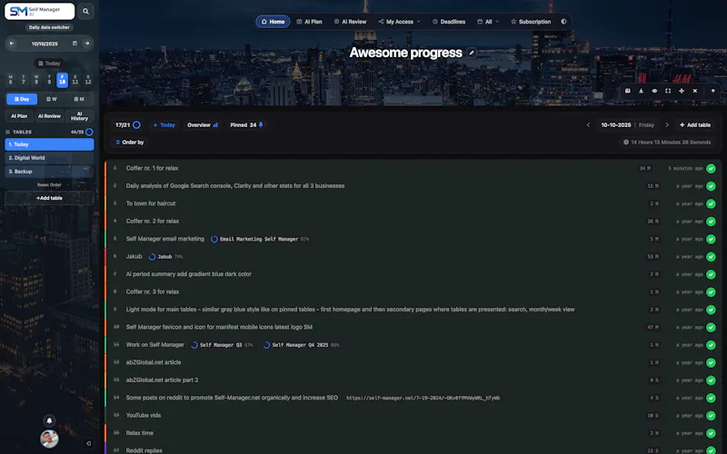 SelfManager.ai version 5.20.1 screenshot 2