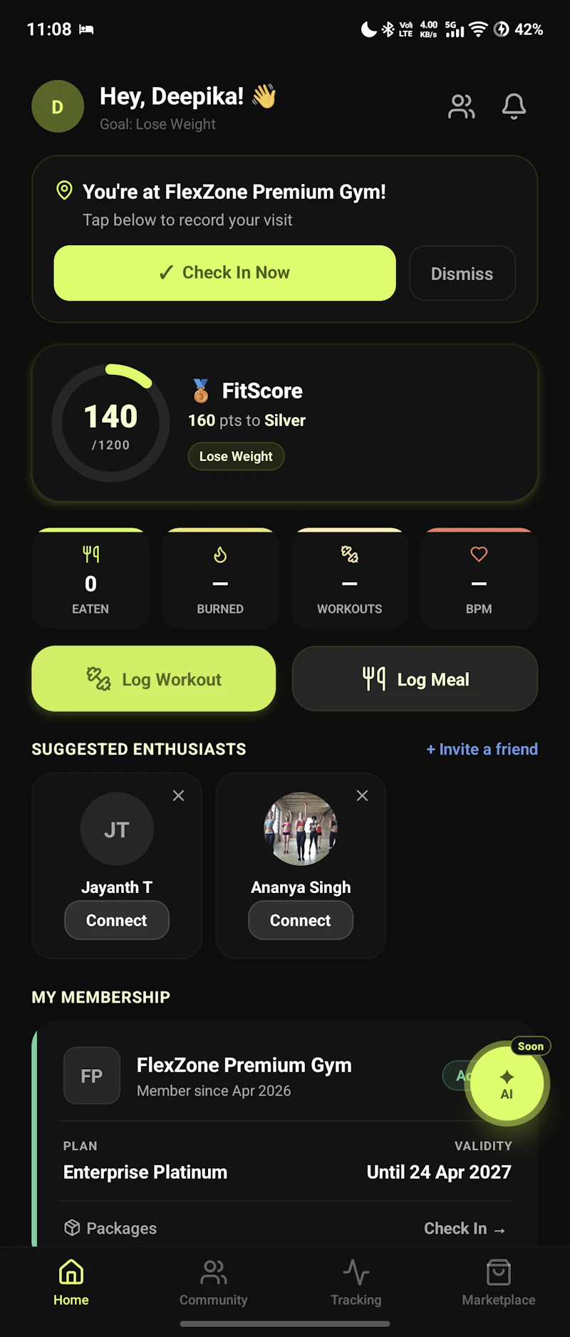 FitNexus screenshot 3