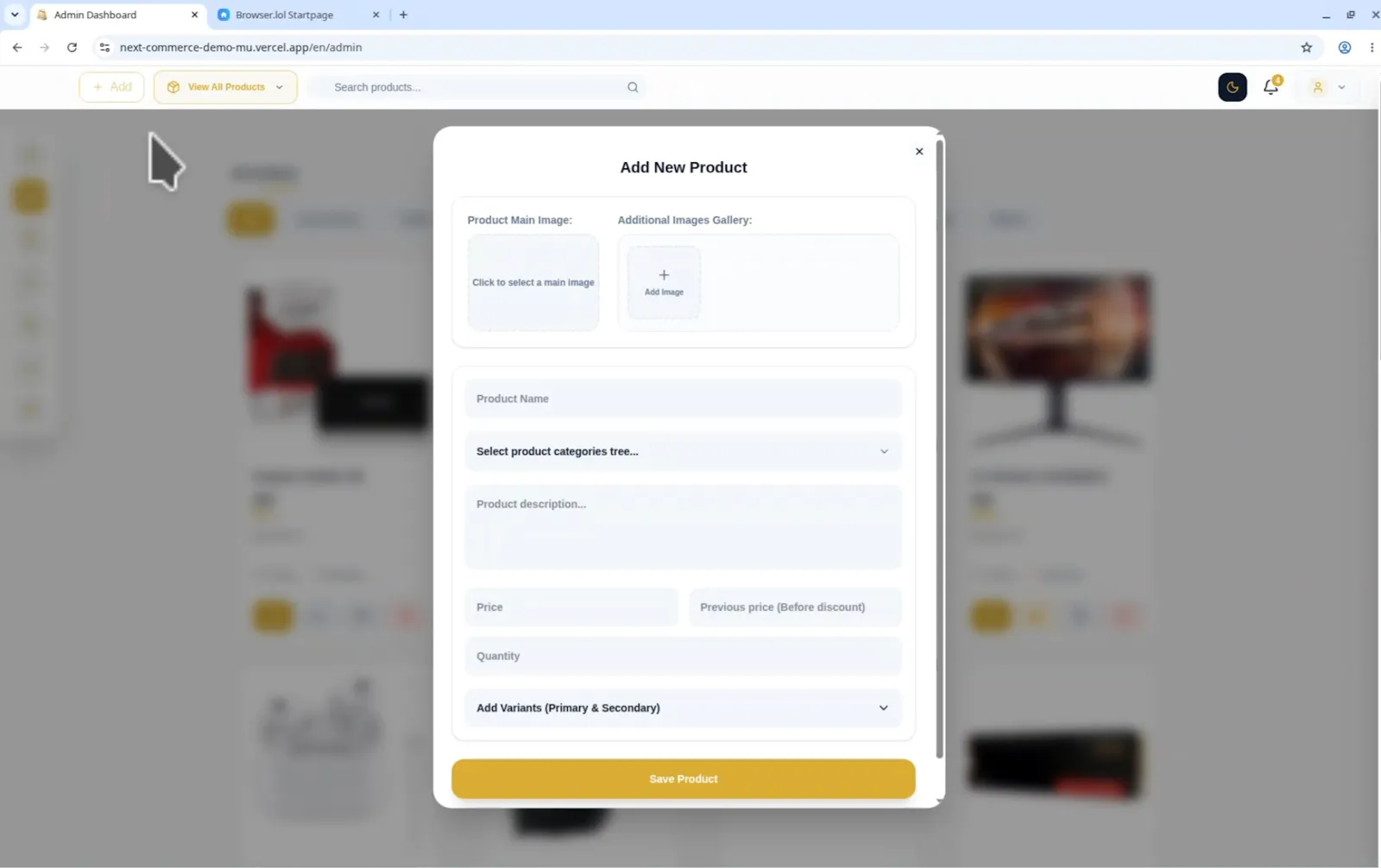 NextCommerce screenshot 4