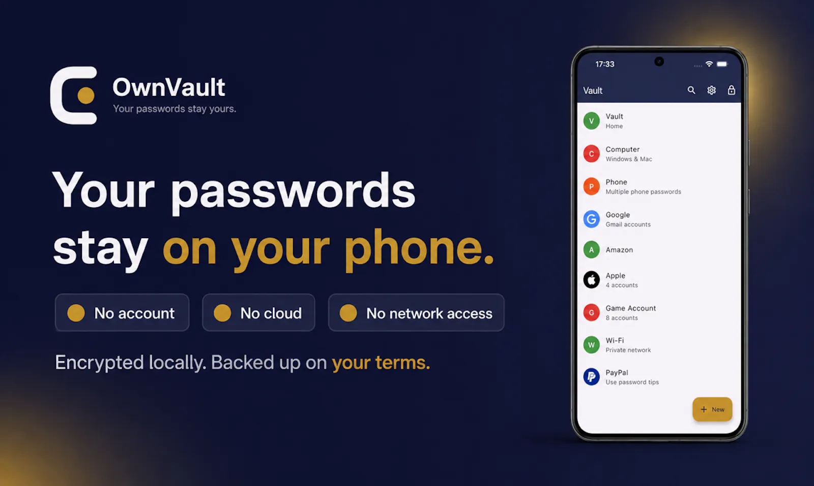 OwnVault screenshot 1