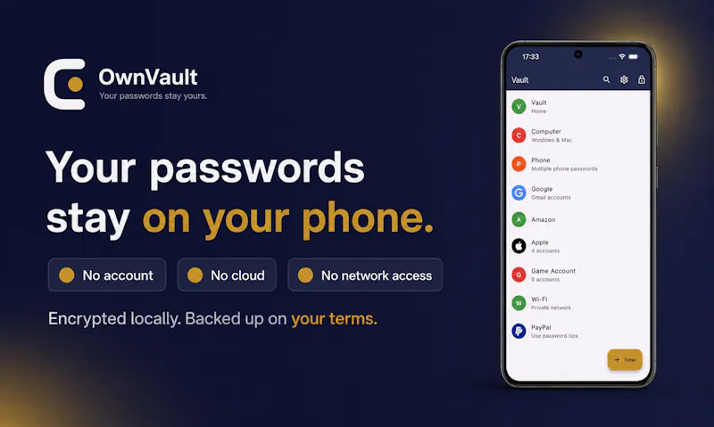 OwnVault screenshot 1