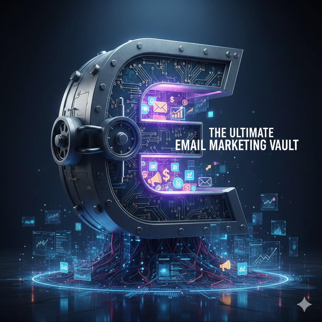 Ultimate Email Marketing Vault - Main product screenshot demonstrating key features and user interface