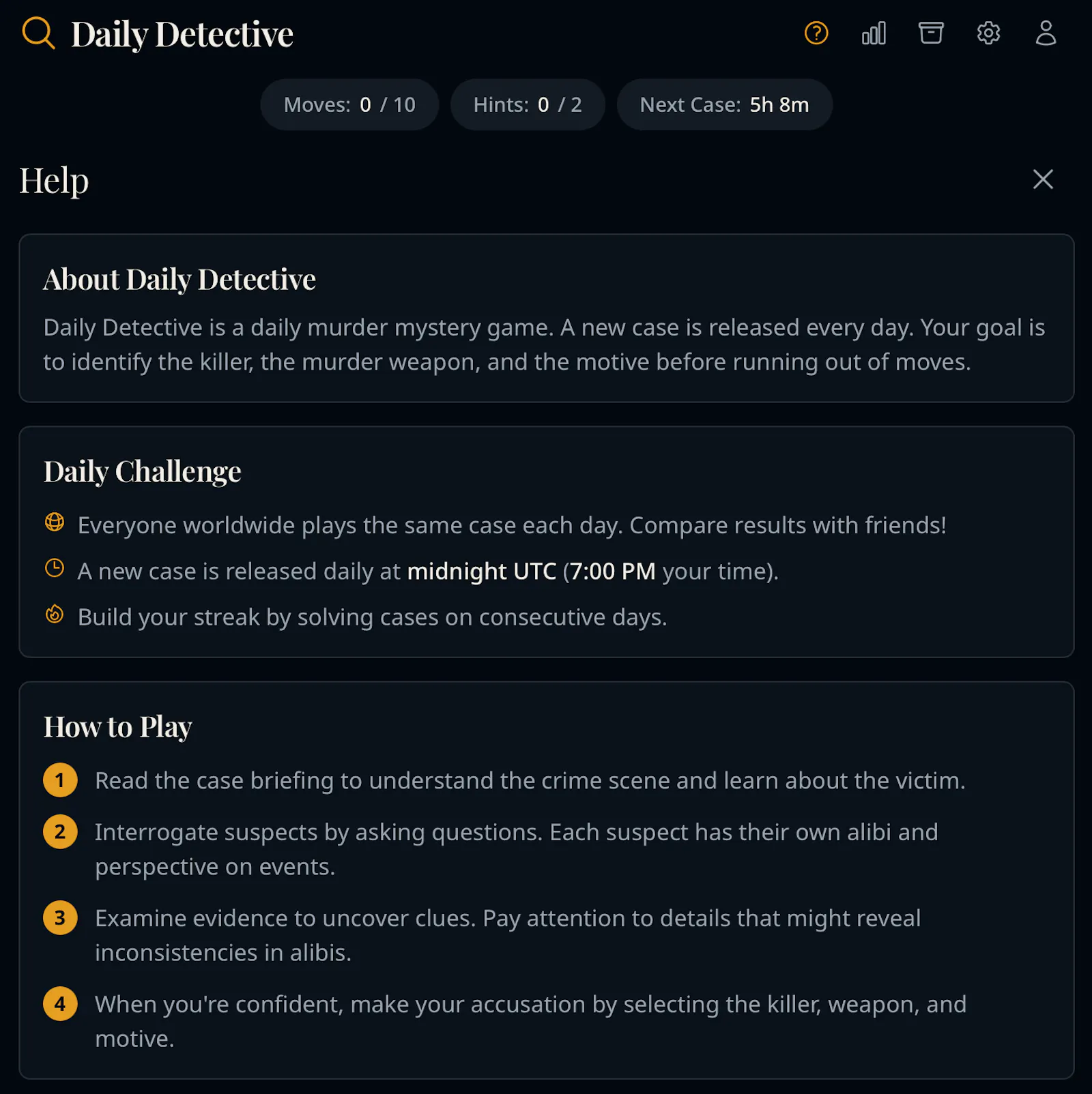 Daily Detective screenshot 3