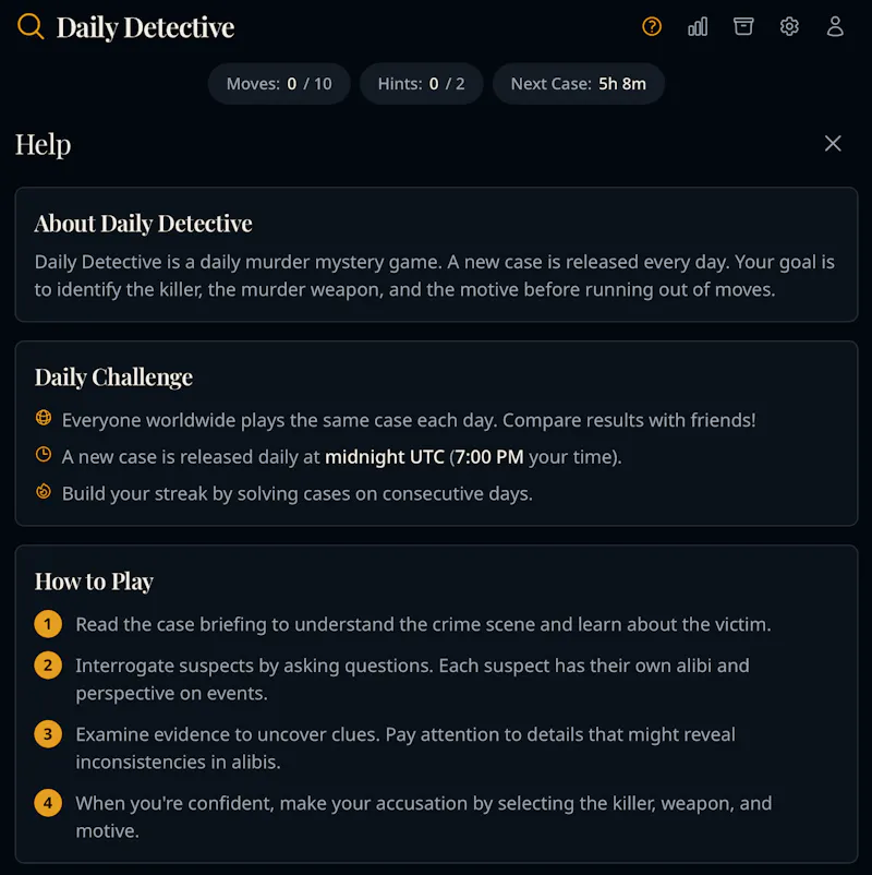 Daily Detective screenshot 3