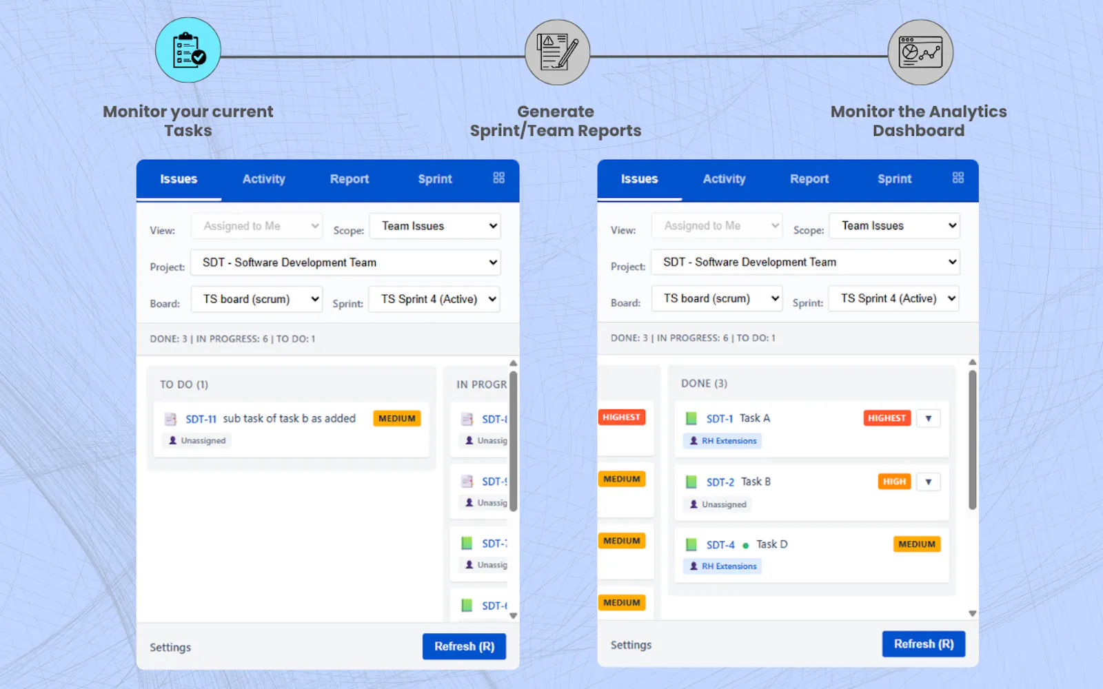 Jira Tracker screenshot 3