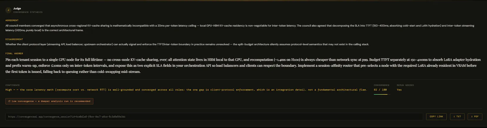 Convergence — Many minds. One verdict. screenshot 6