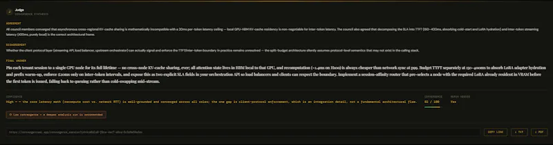 Convergence — Many minds. One verdict. screenshot 6