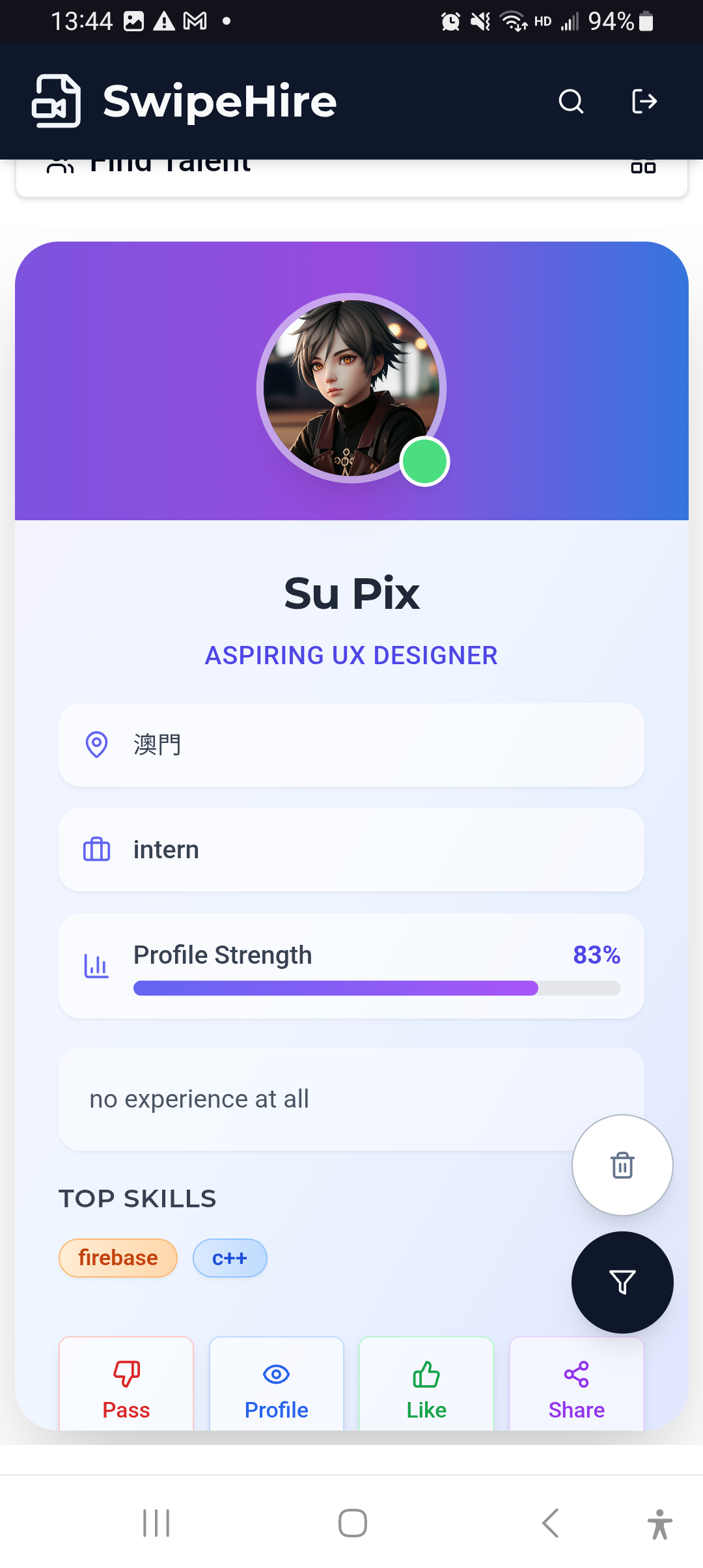 SwipeHire media 5