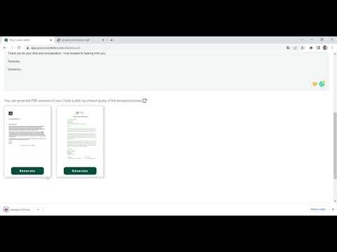 AI Cover Letter Builder gallery image