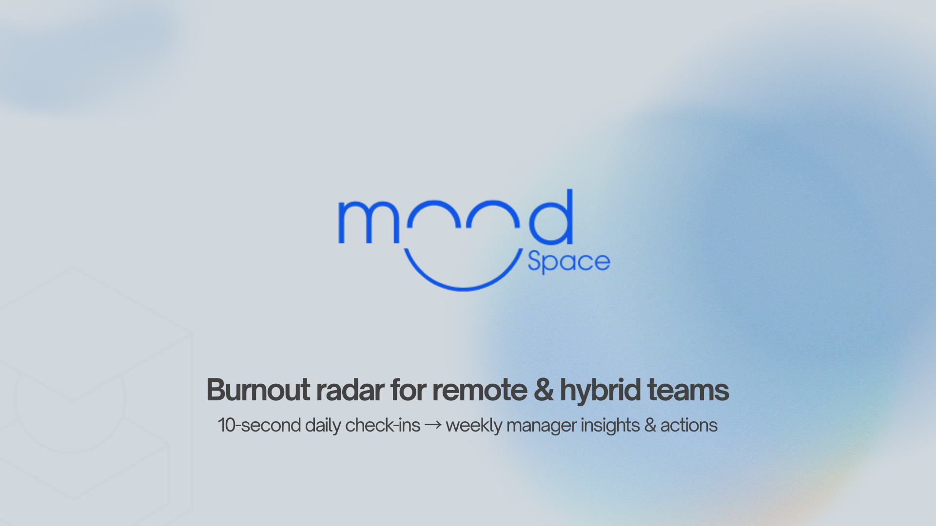 moodspace - Main product screenshot demonstrating key features and user interface