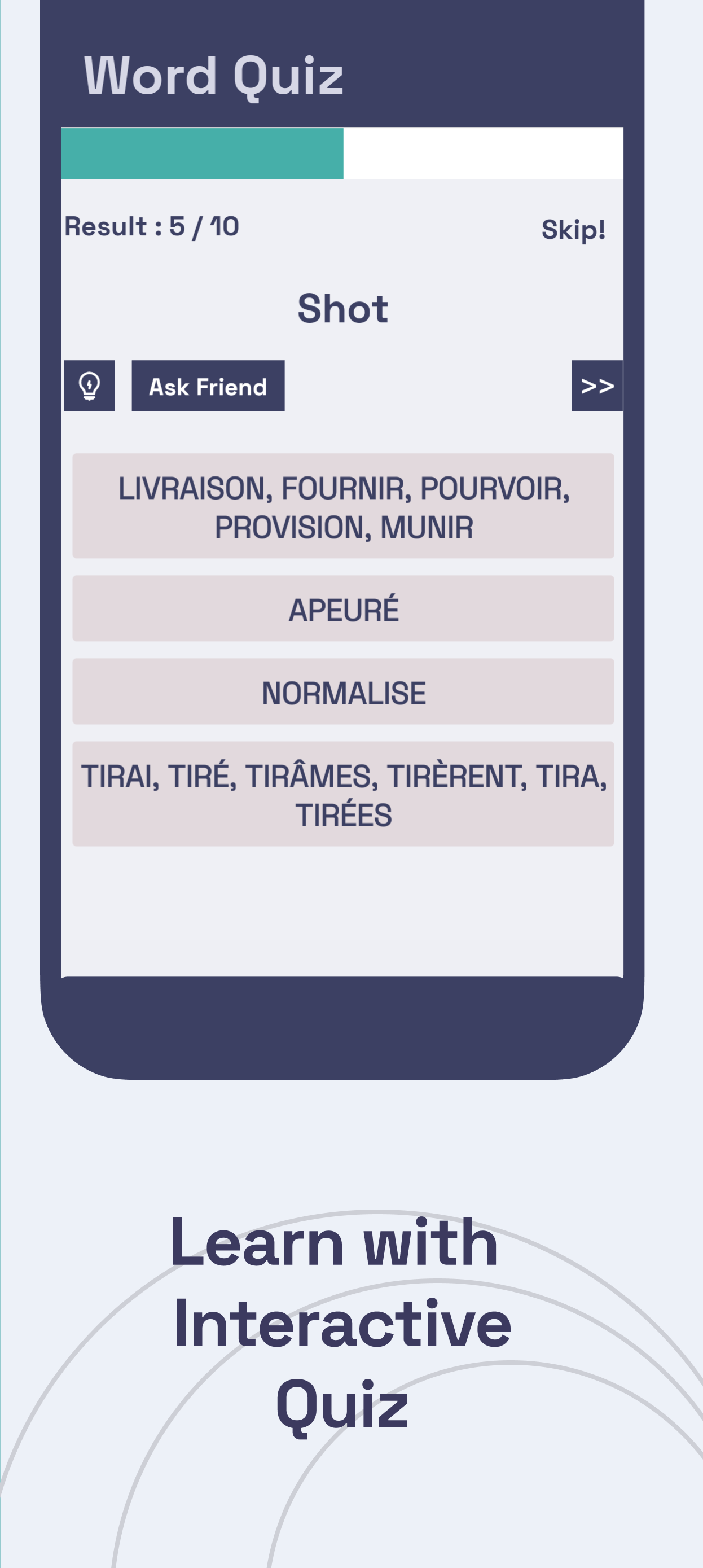 English to french translator - Screenshot 2 showing product features and functionality