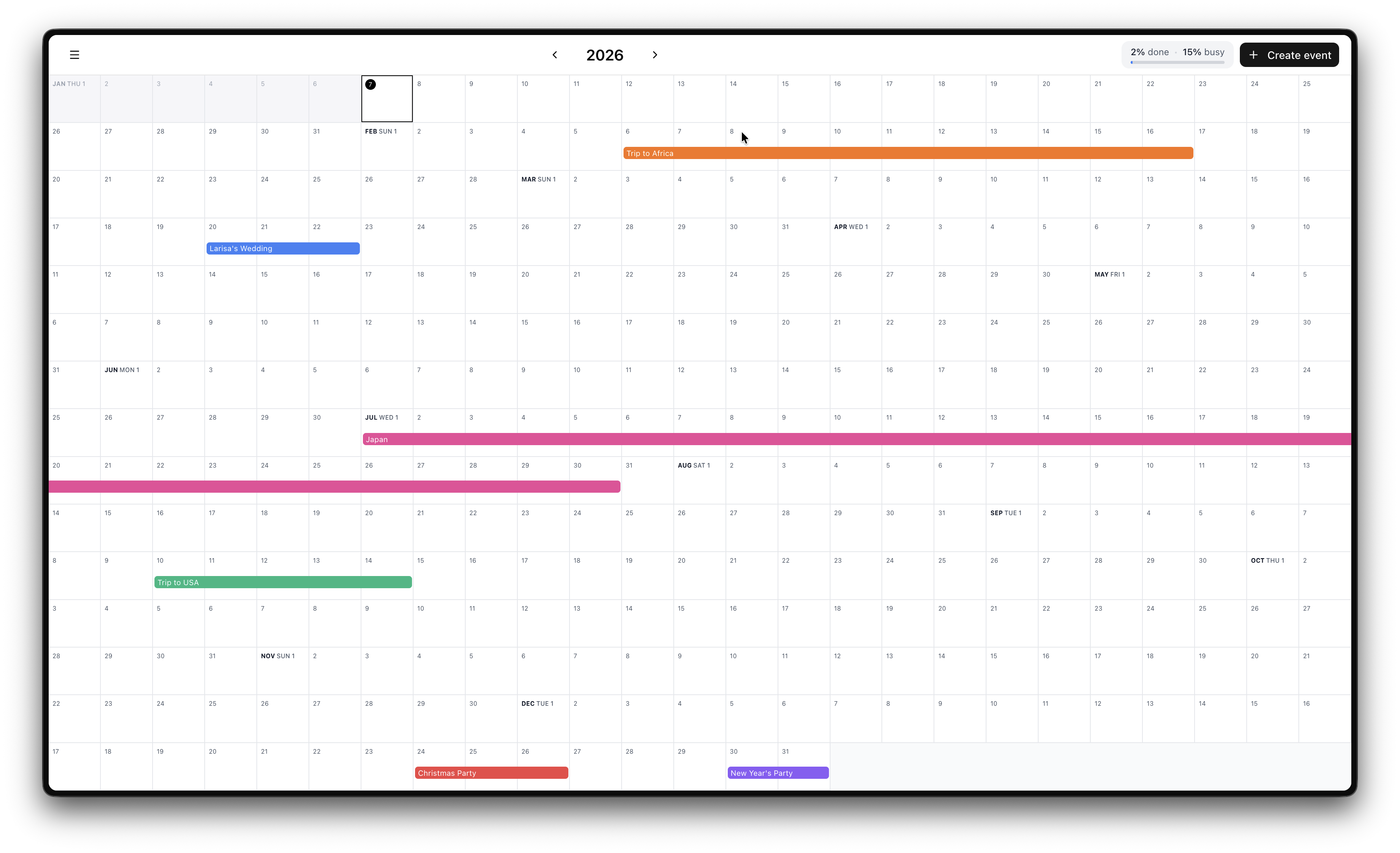 BigCal - Screenshot 2 showing product features and functionality
