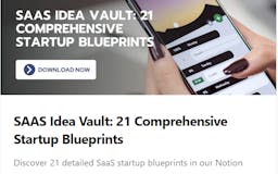 SAAS Idea Vault: 21 Startup Blueprints media 1