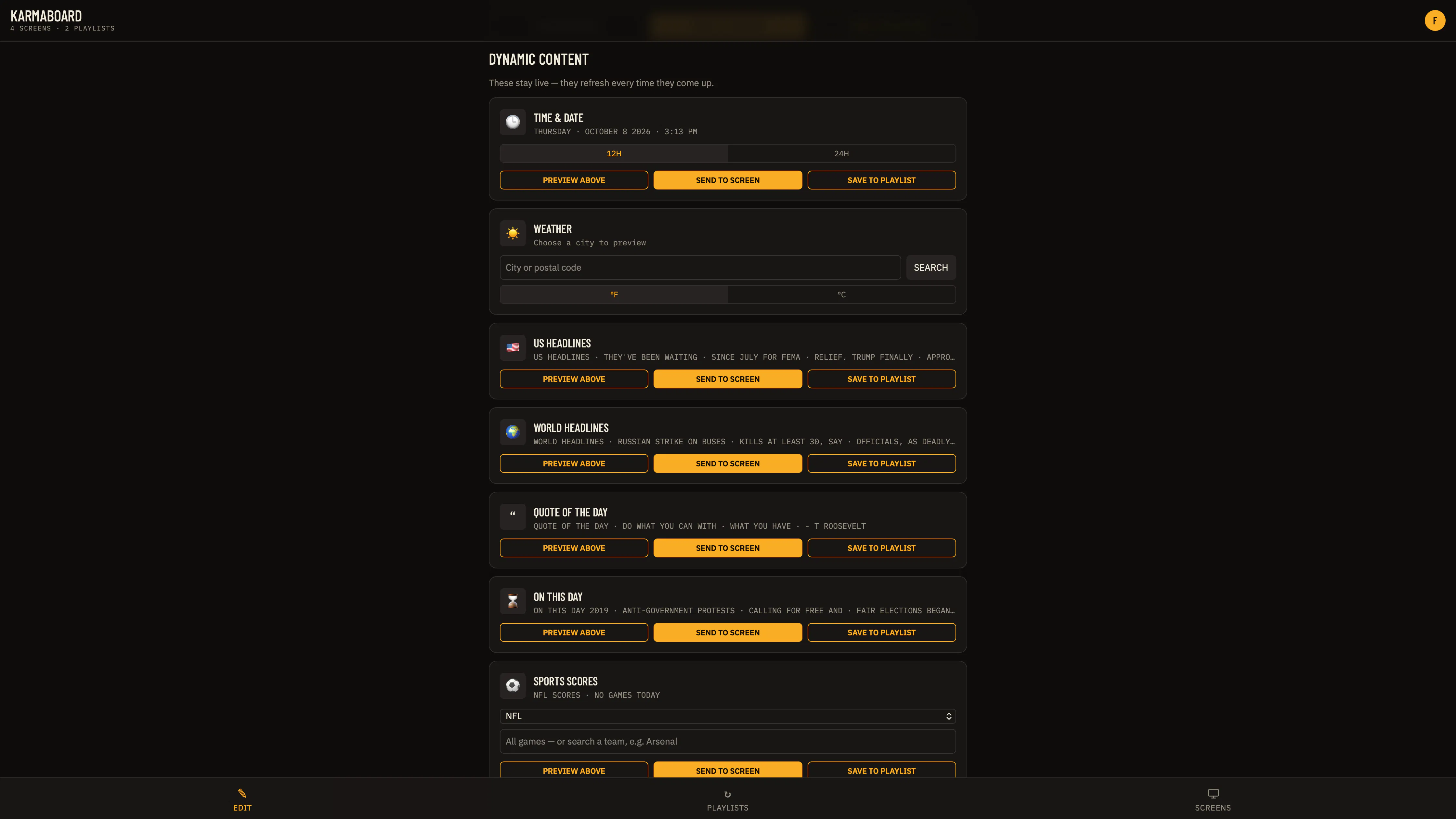 KarmaBoard gallery image