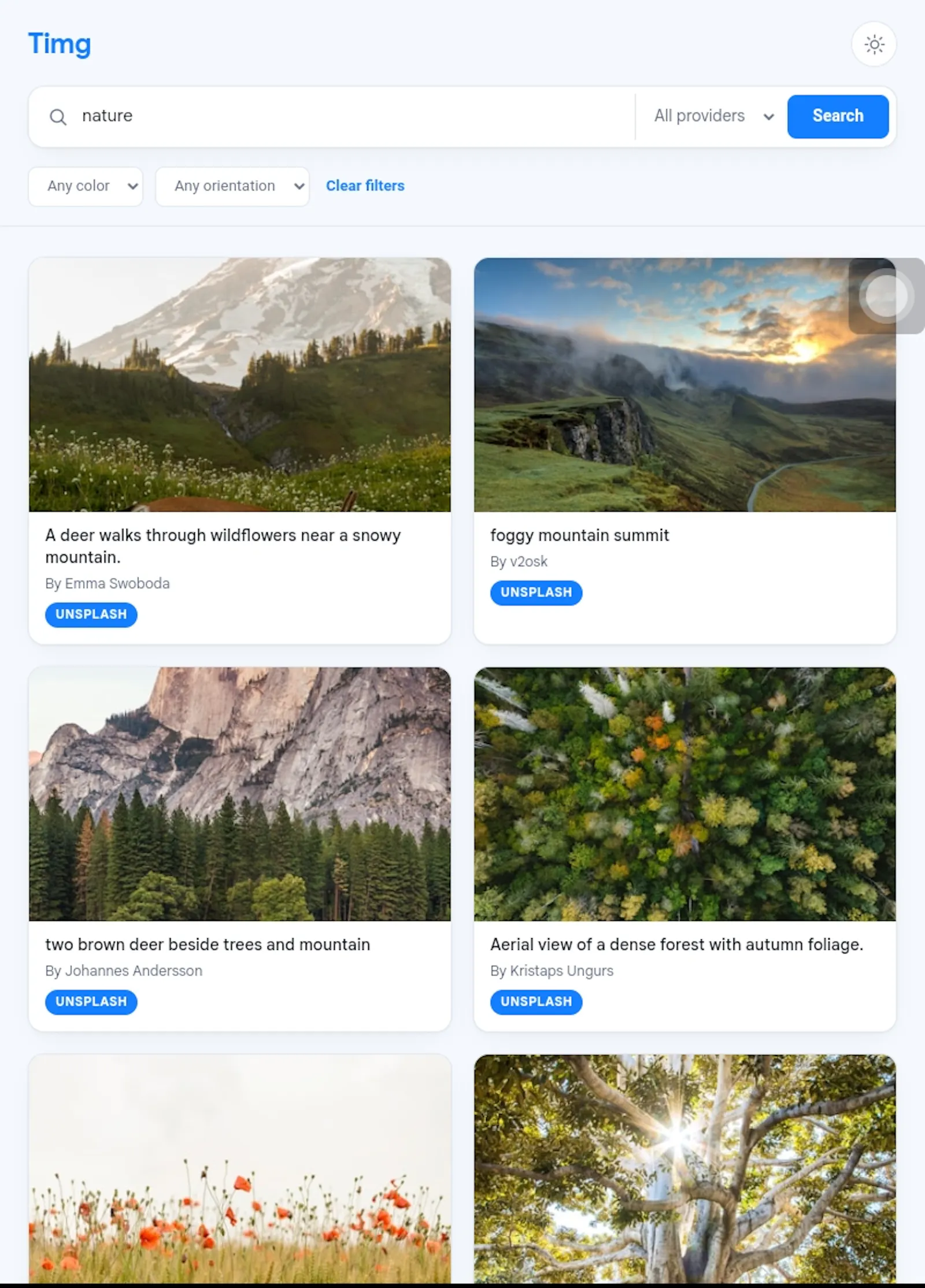 Timg — Every Free Stock Photo One Search screenshot 1