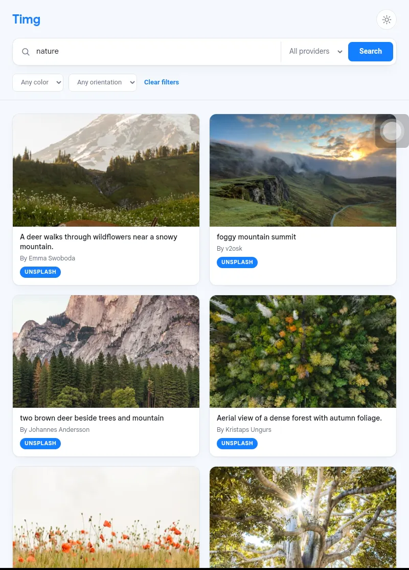 Timg — Every Free Stock Photo One Search screenshot 1