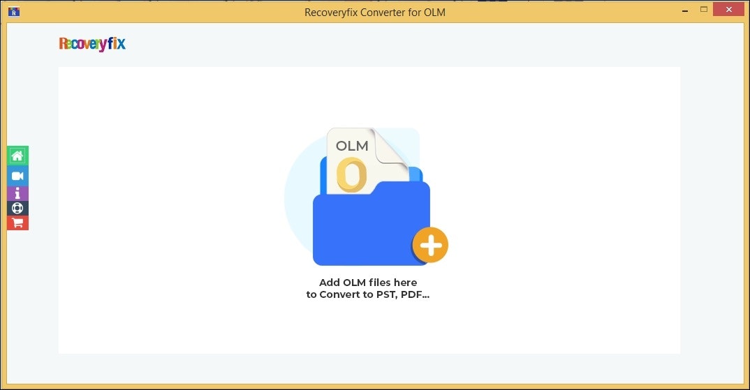 OLM के लिए RecoveryFix कनवर्टर मीडिया 1