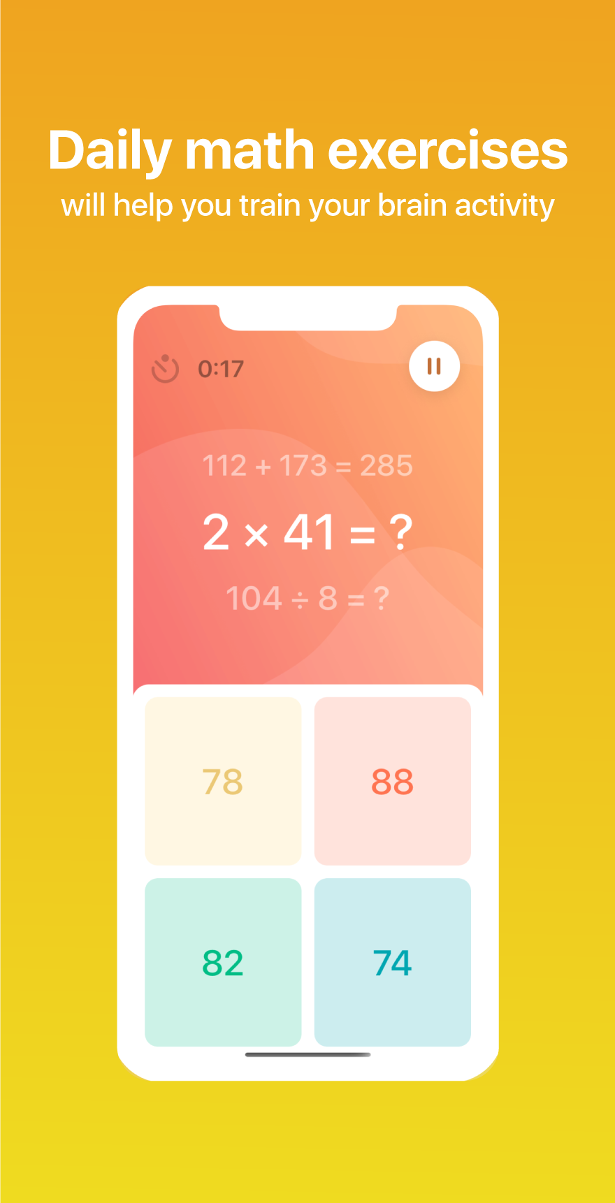 Giochi di matematica - Mathbrain - Allena le tue abilità matematiche del cervello media 5