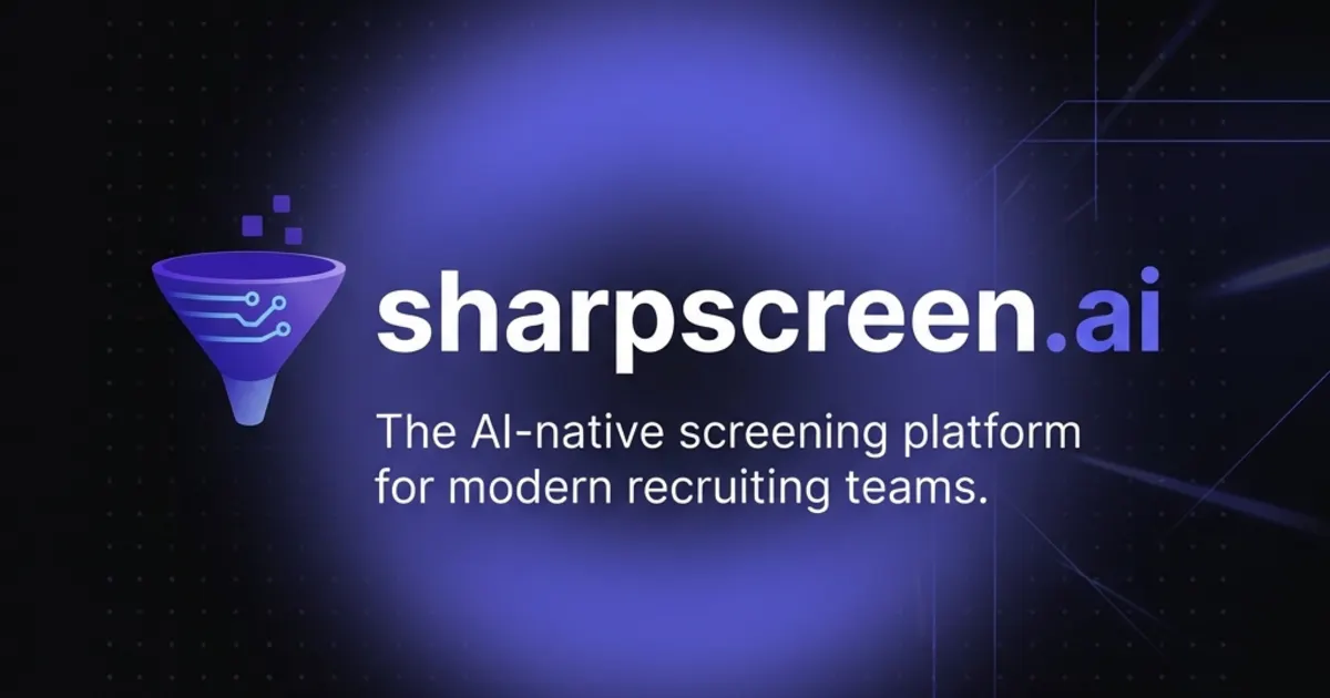Banner del producto sharpscreen.ai