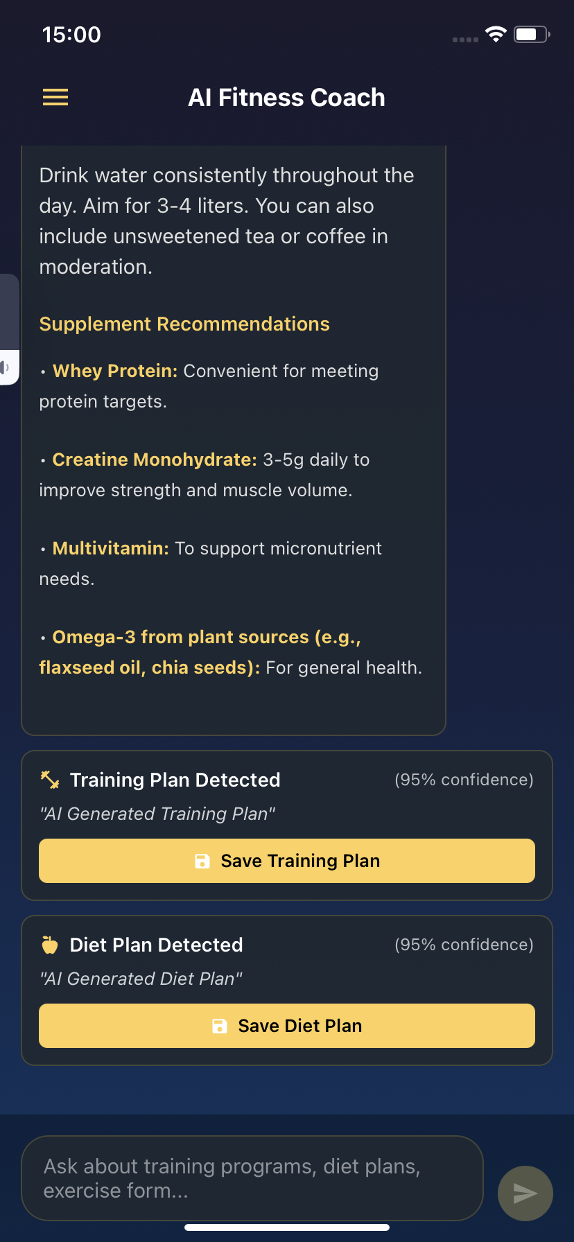 SensAI.PT - AI personal trainer gallery image