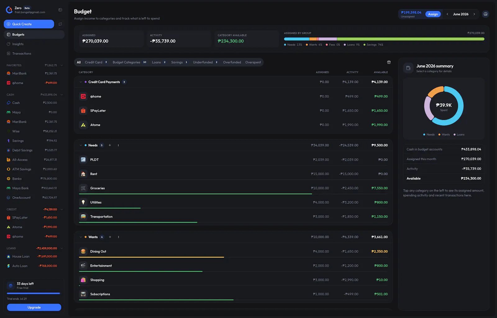 Zero: Budget with Zero screenshot 3
