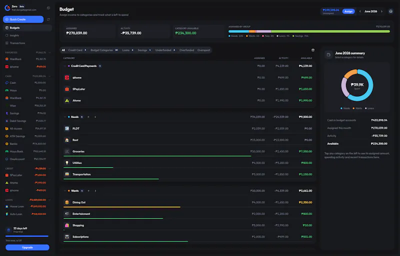 Zero: Budget with Zero screenshot 3