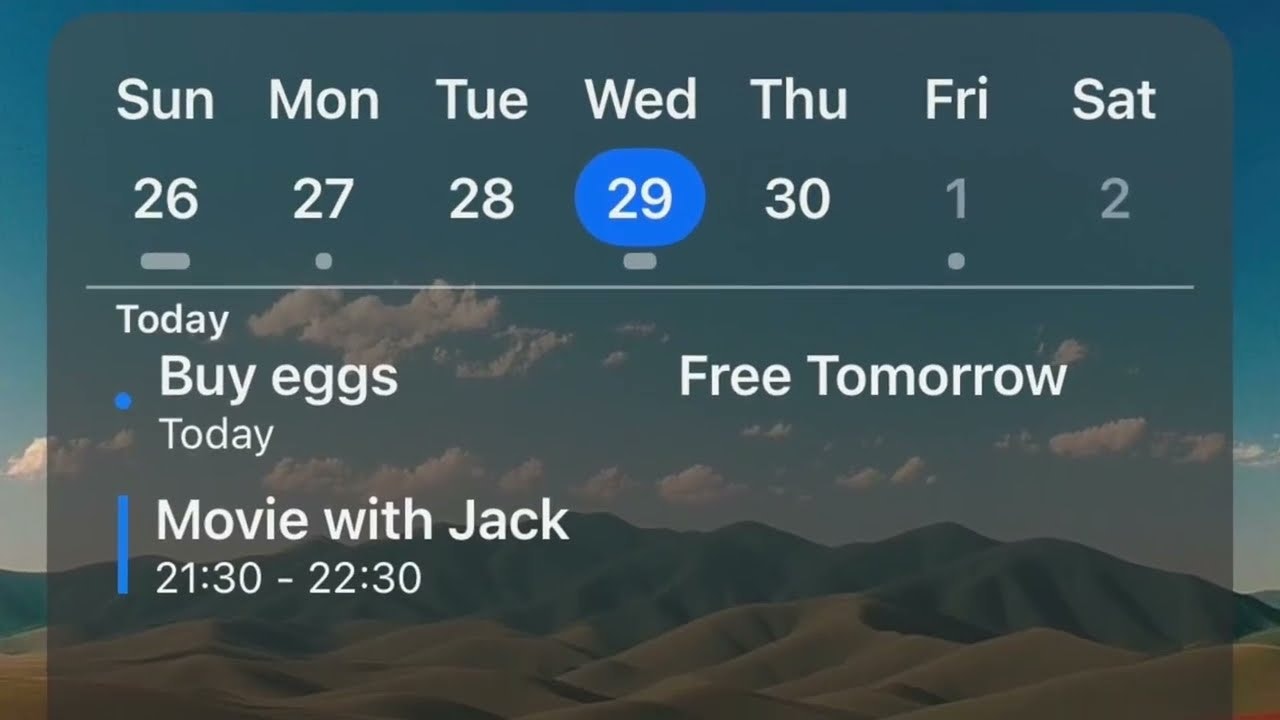 ScheduleScreen gallery image