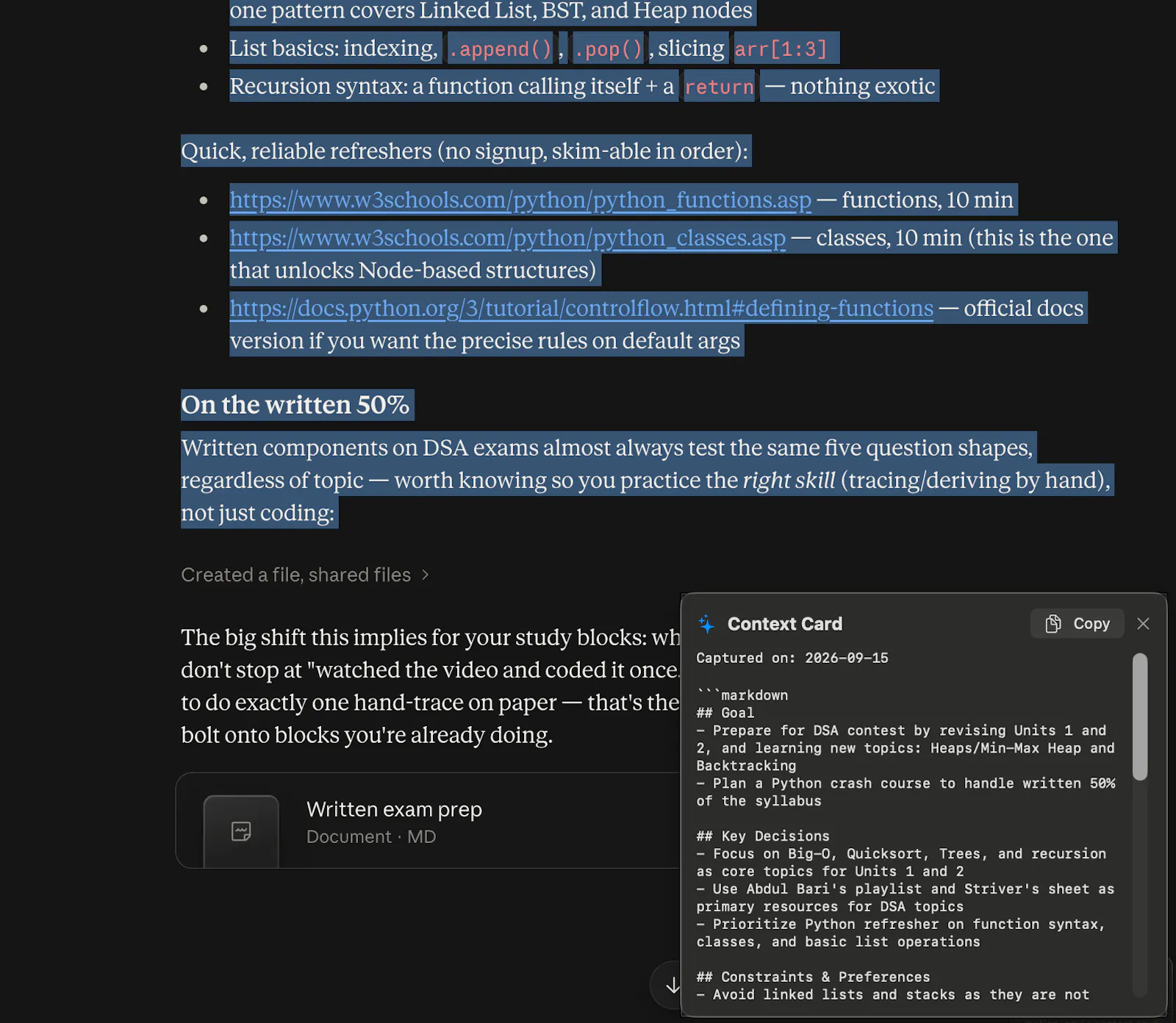 Context Transfer screenshot 2