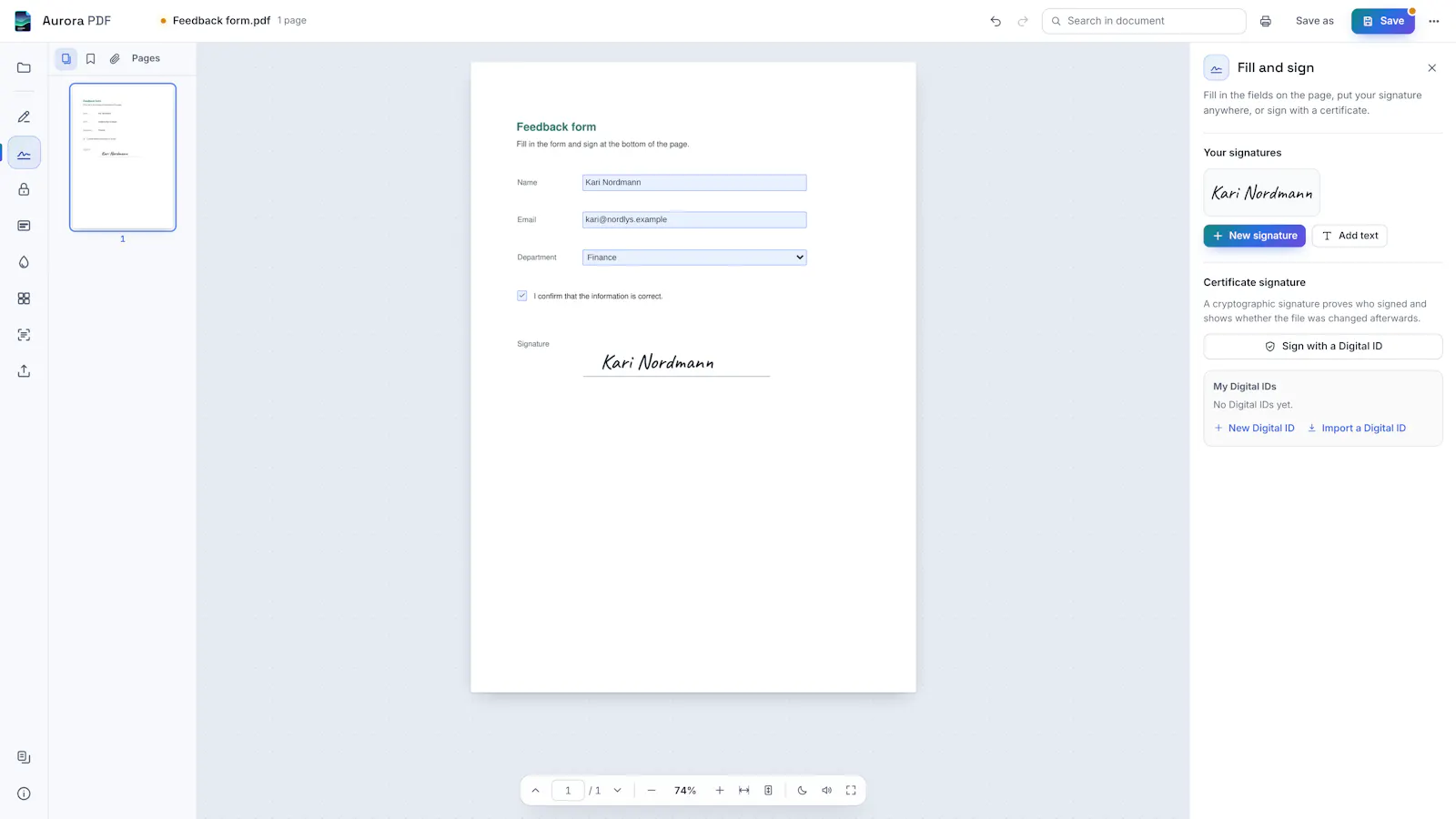 Aurora PDF screenshot 3