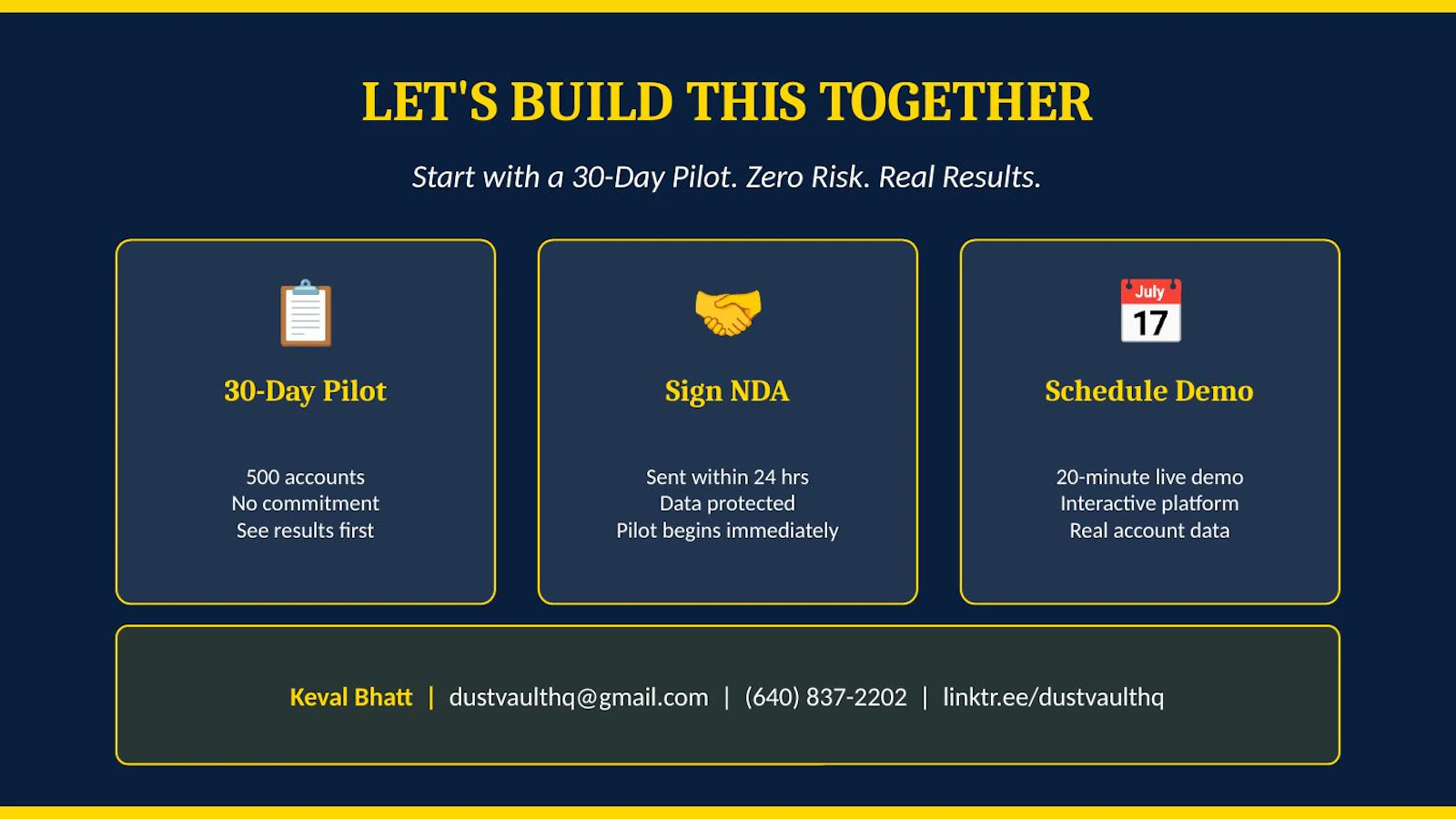 DustVault Technologies screenshot 3