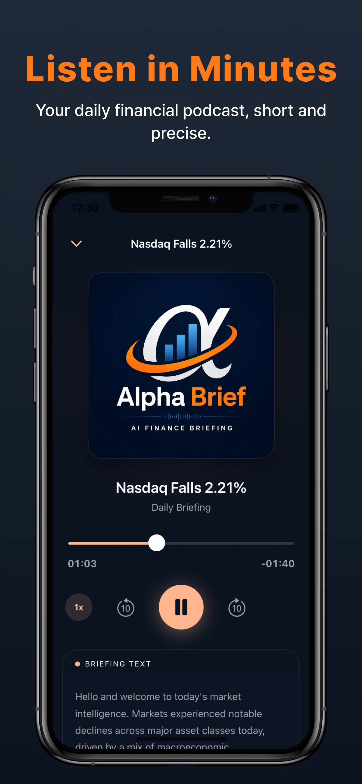 Alpha Brief 截图