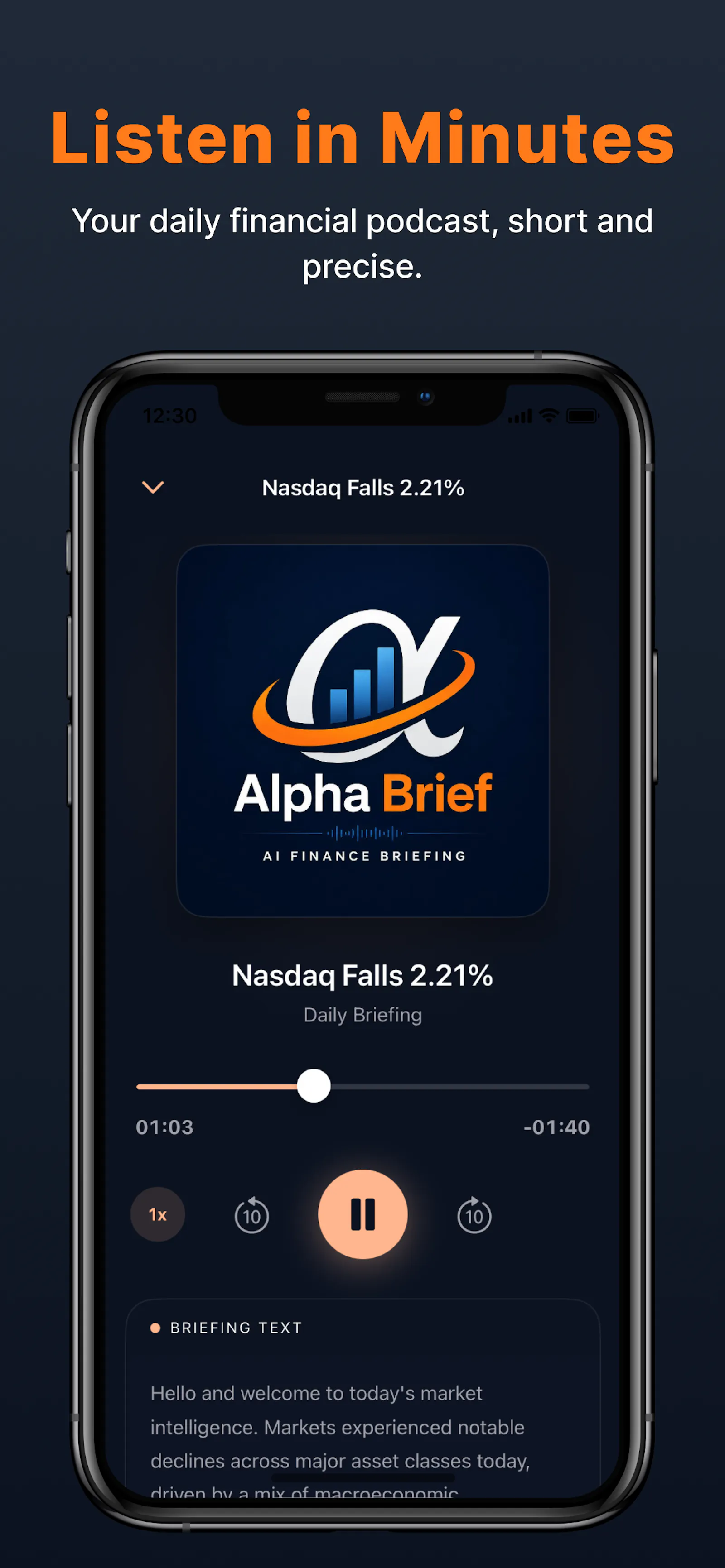 Alpha Brief screenshot 2