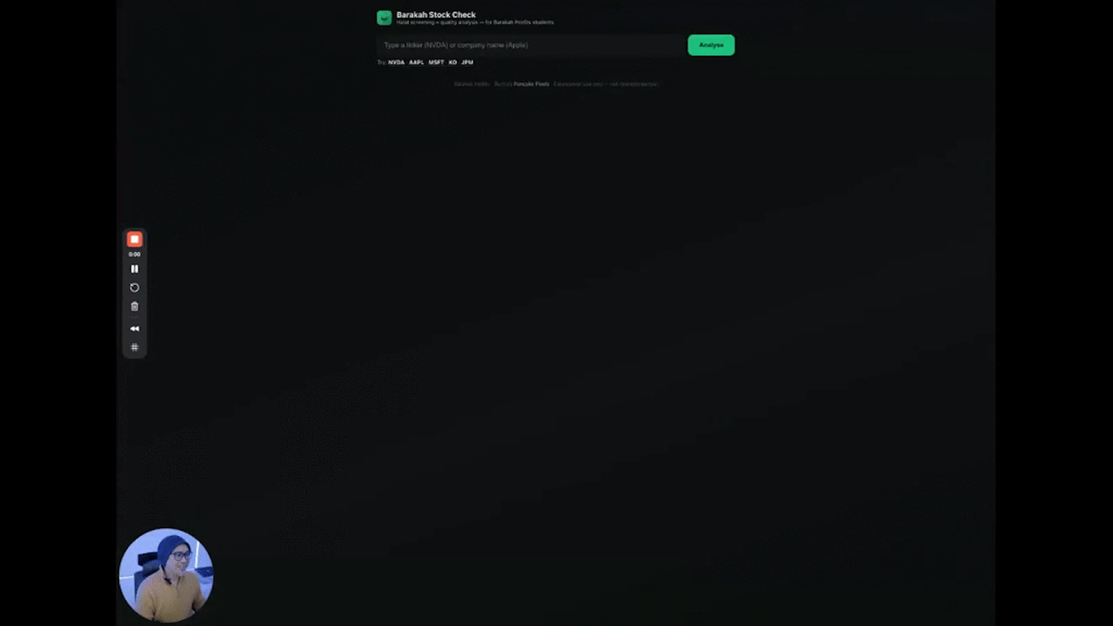 Barakah Stock Check screenshot 1 (video preview)