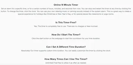 N Minute Timer gallery image