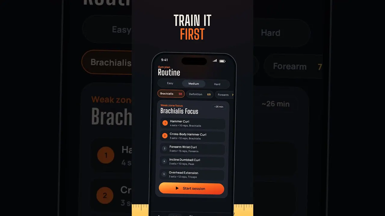 BicepsMaxx: scan your arms, train them gallery image