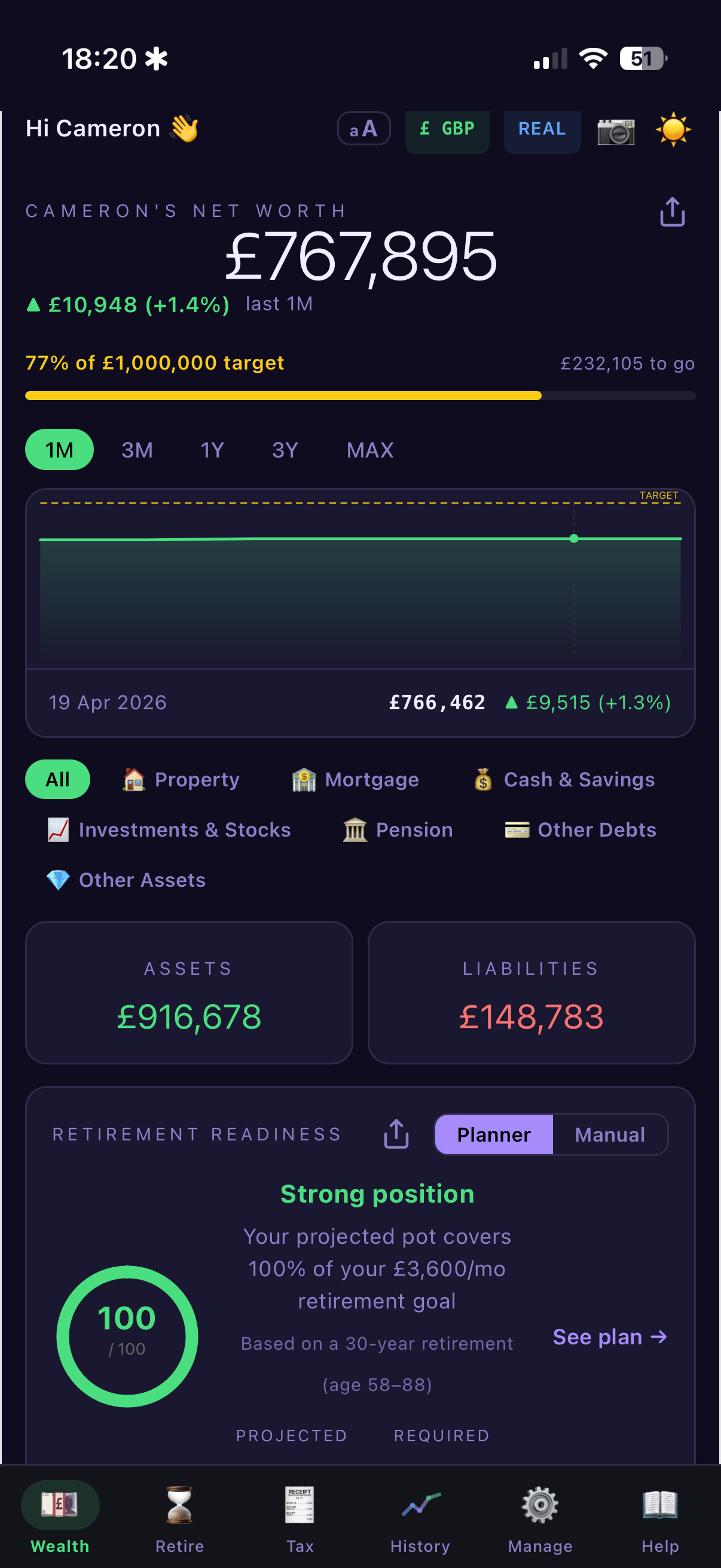 WealthView—Track Your Worth, Retirement. gallery image