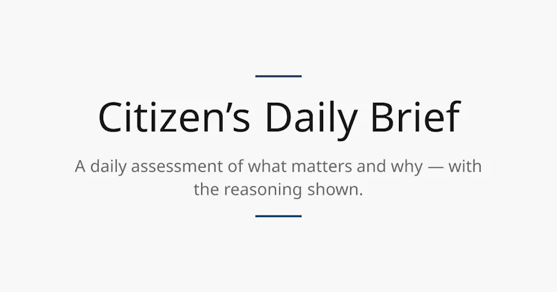 Citizen's Daily Brief screenshot 2