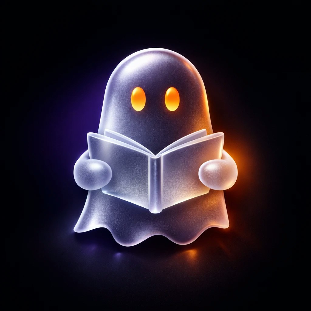 Ghost Reader - Product Hunt launch logo and brand identity