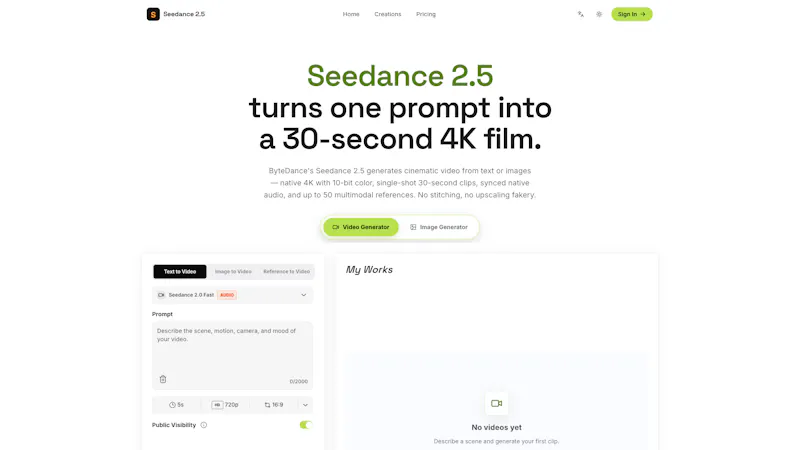 Seedance 2.5 screenshot 3