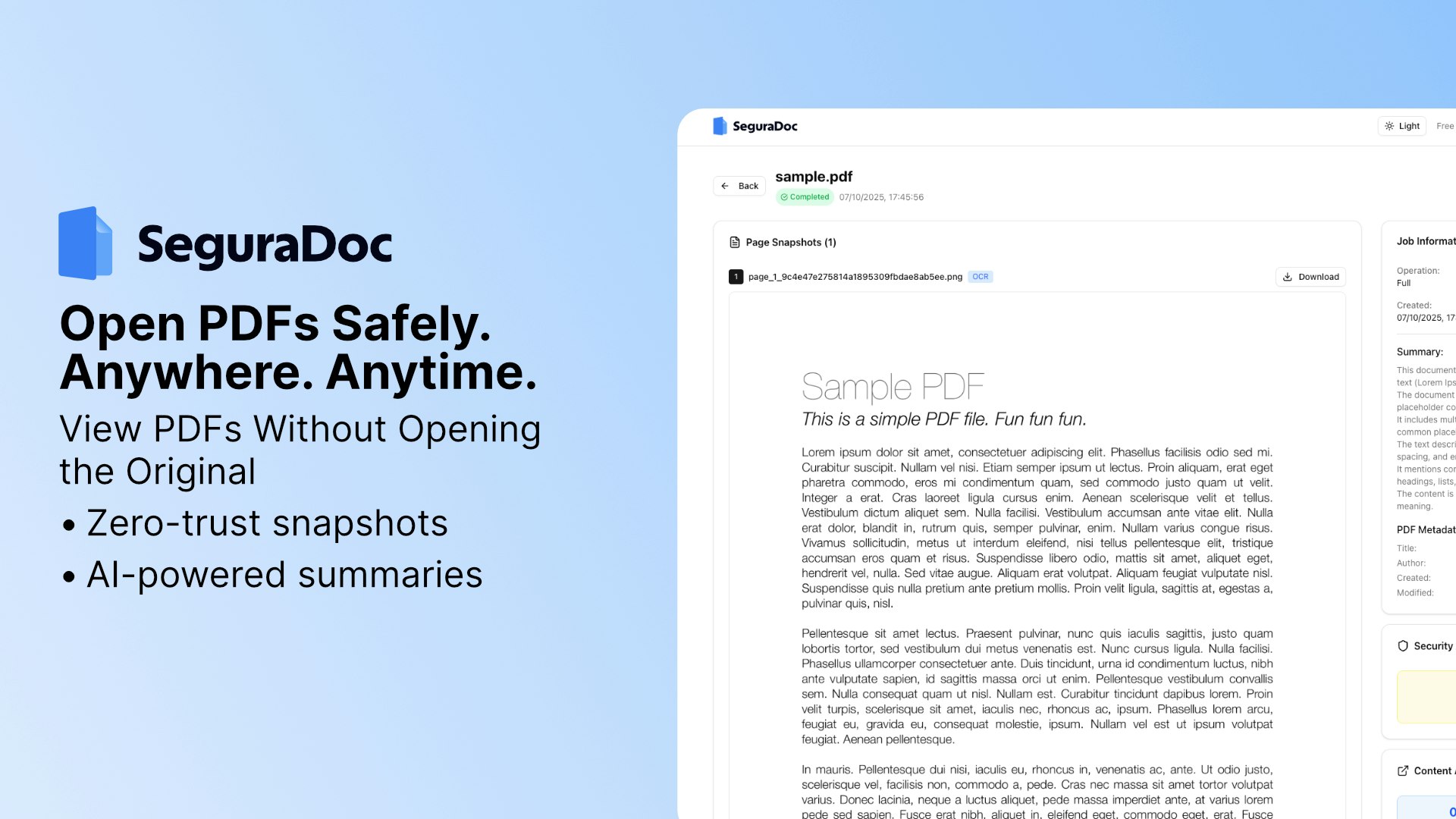 Seguradoc screenshot 1