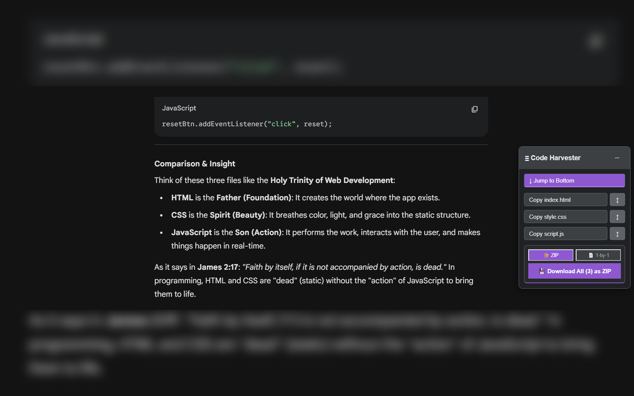 Gemini Code Harvester gallery image