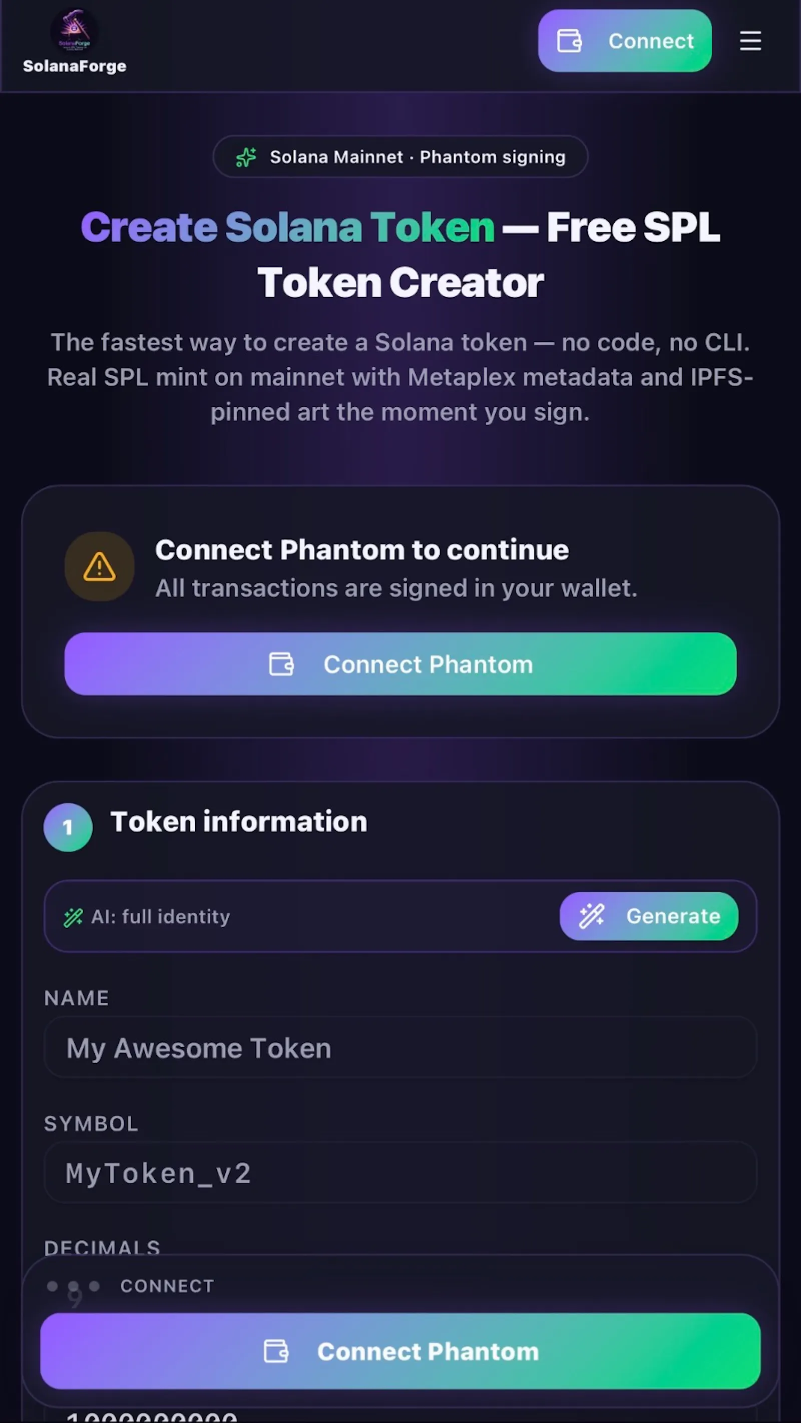 SolanaForge screenshot 8