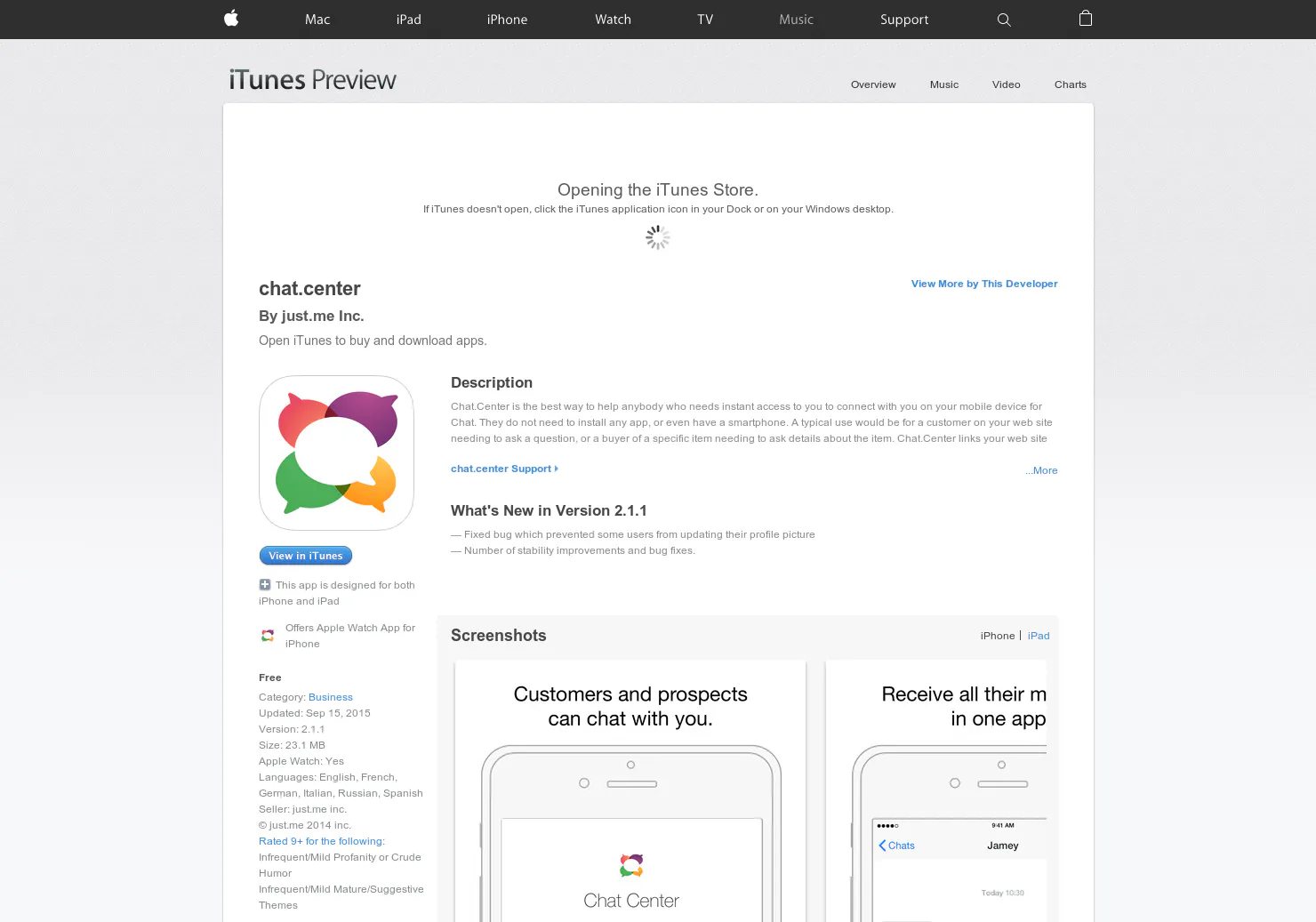 Chat Center