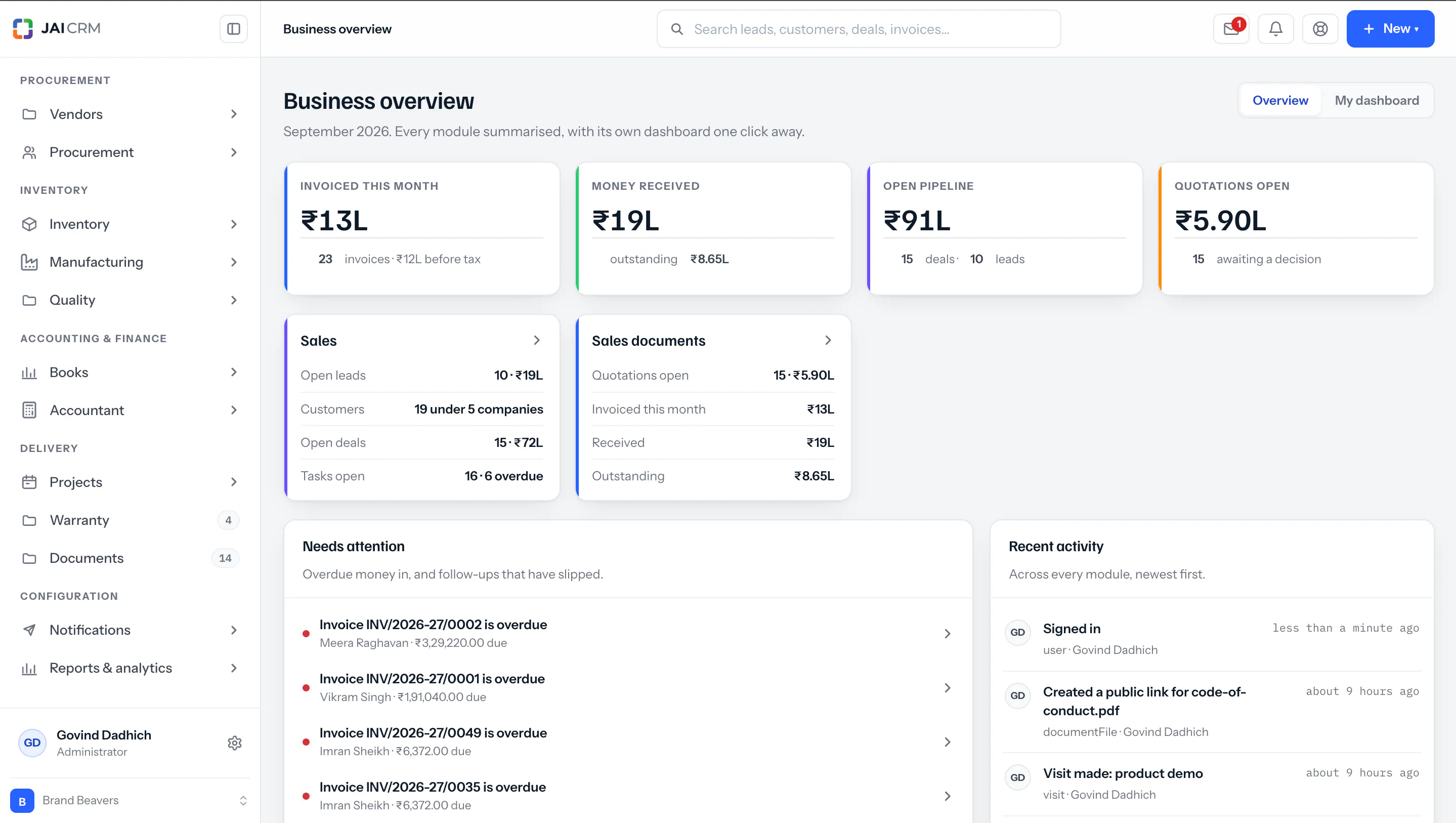 JAI CRM gallery image