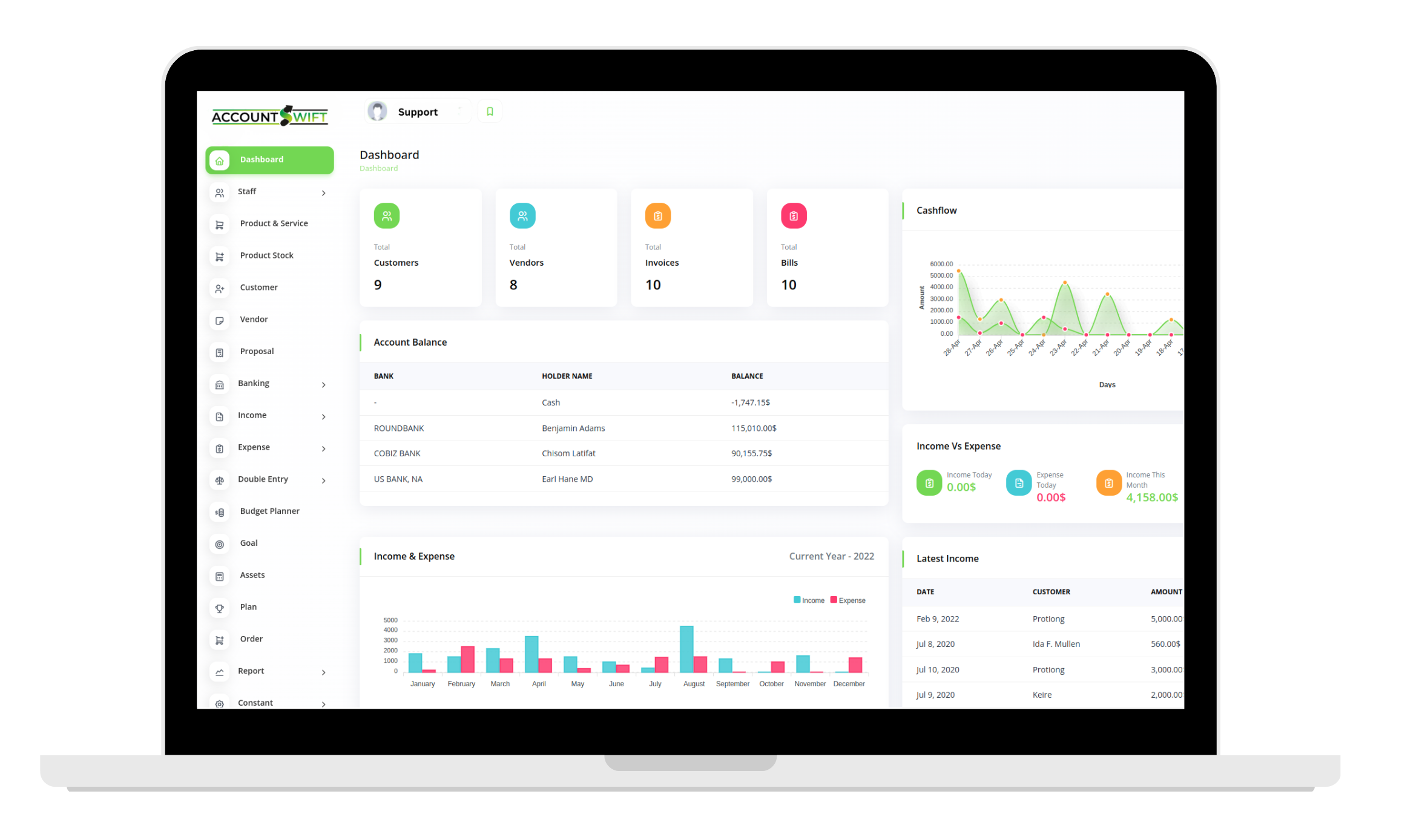 Account Swift - Smart, Simple Online Accounting Software For All Businesses. media 2