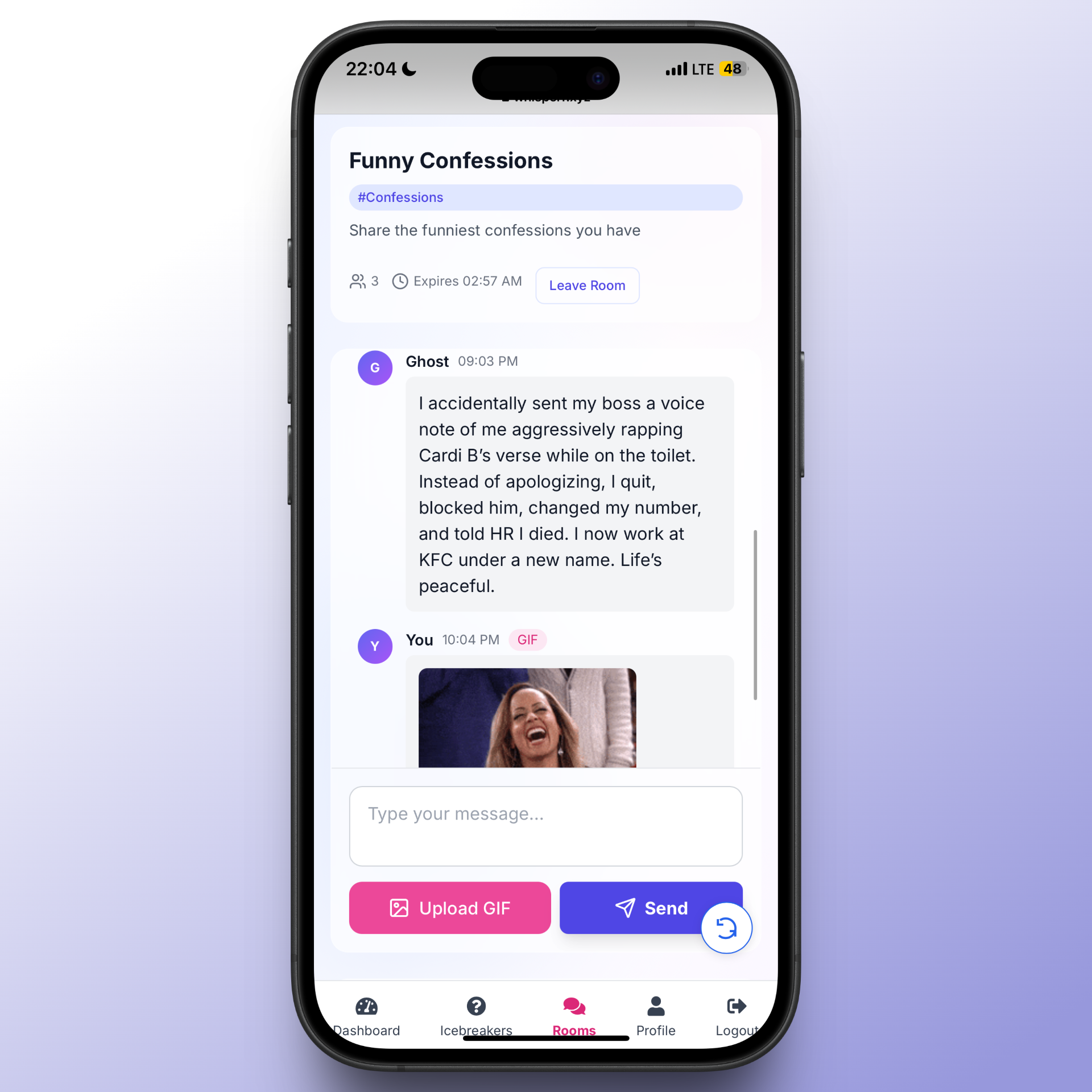 Whisper screenshot 2